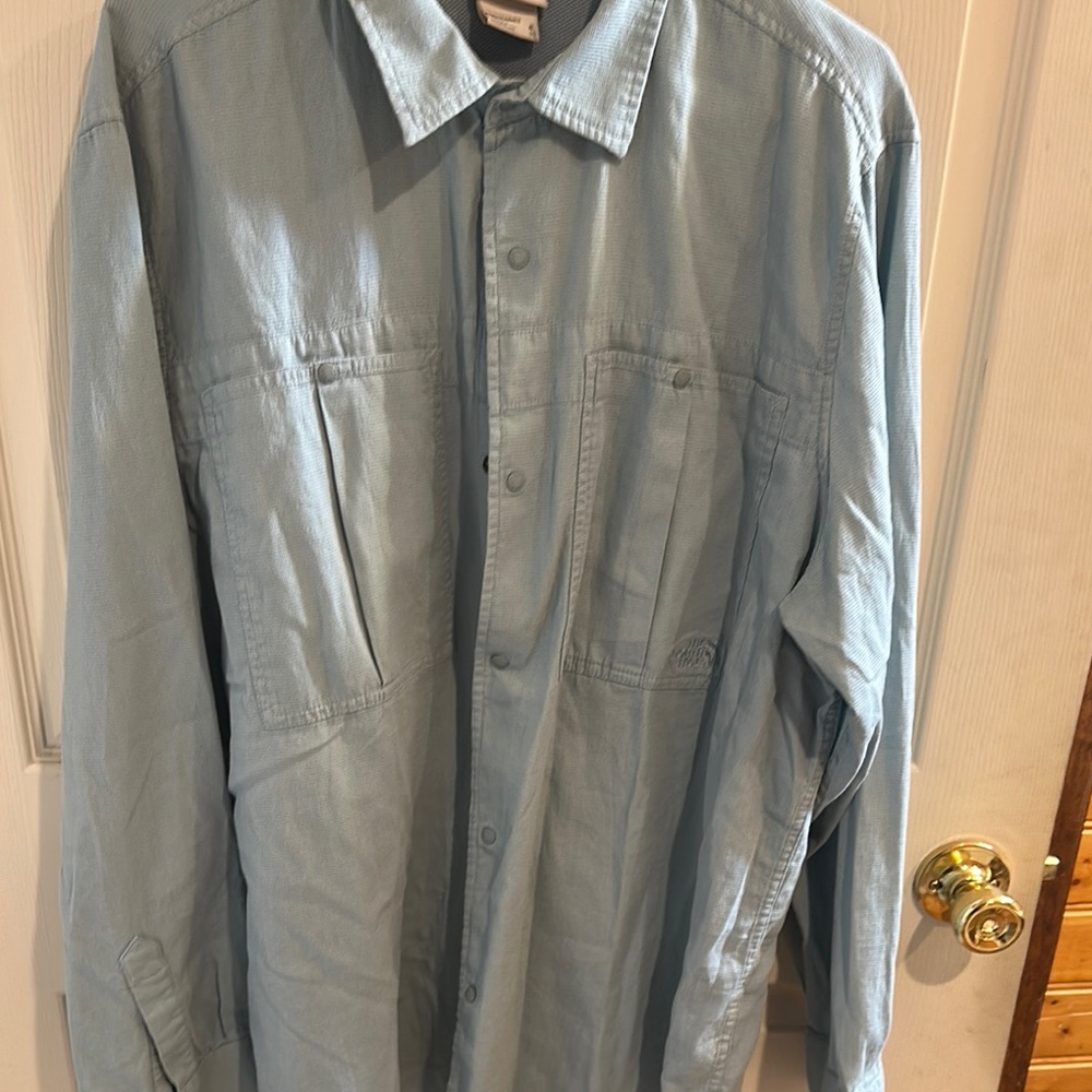 The North Face Blue Casual Button Down Shirt